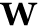 w